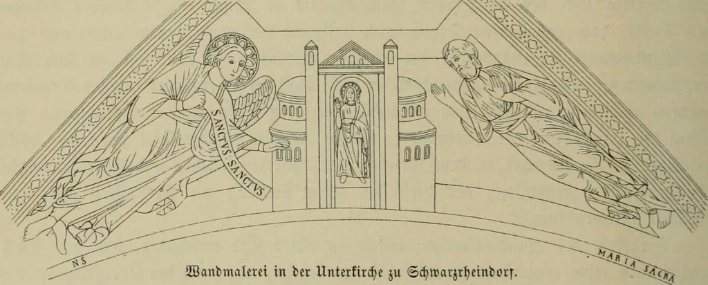 An illustration from Geschichte der deutschen Malerei, 1890, leaf 181