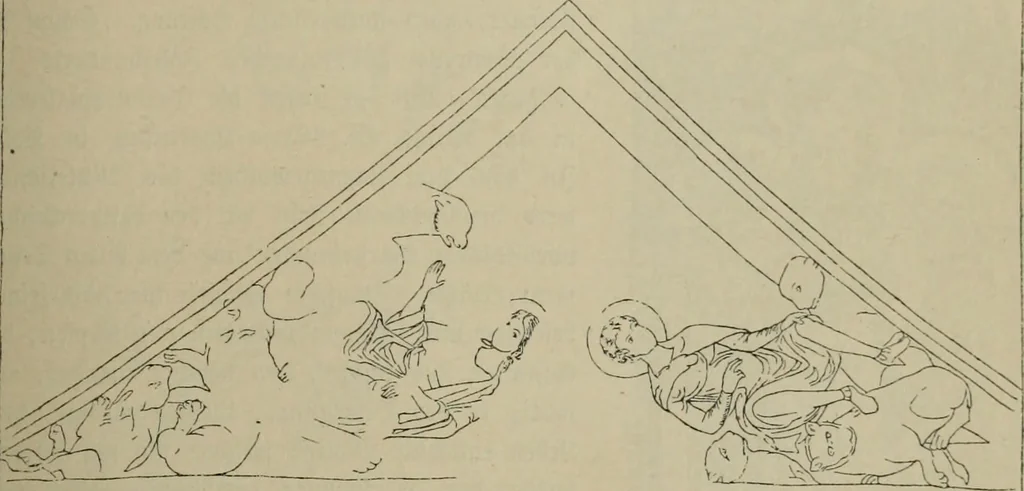 An illustration from Geschichte der deutschen Malerei, 1890, leaf 182
