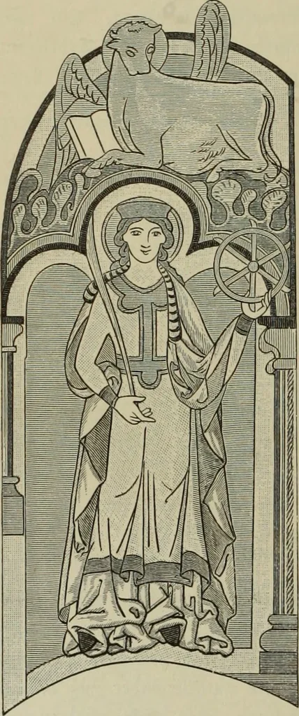 An illustration from Geschichte der deutschen Malerei, 1890, leaf 183