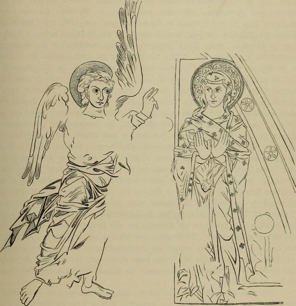 An illustration from Geschichte der deutschen Malerei, 1890, leaf 184