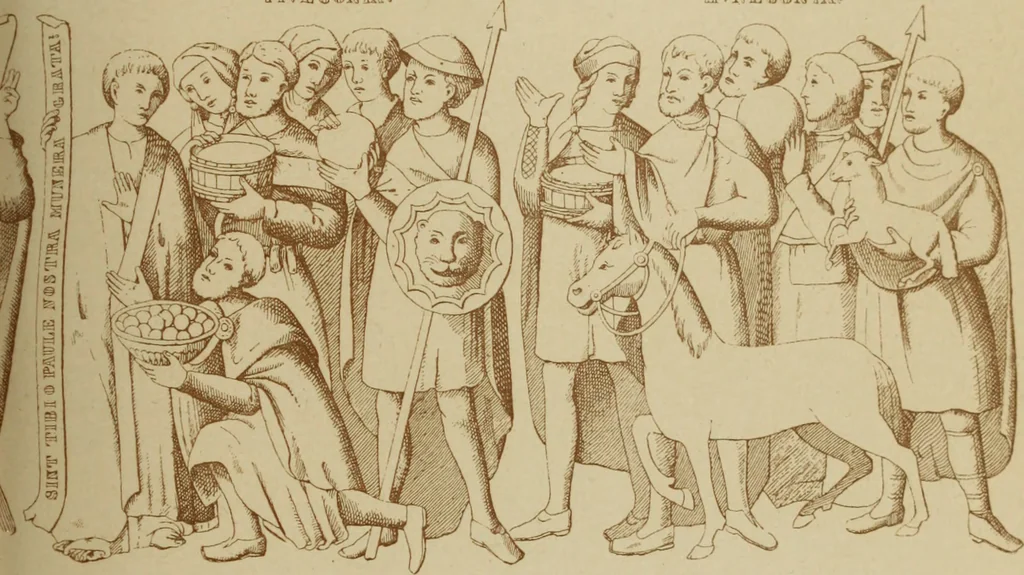 An illustration from Geschichte der deutschen Malerei, 1890, leaf 190