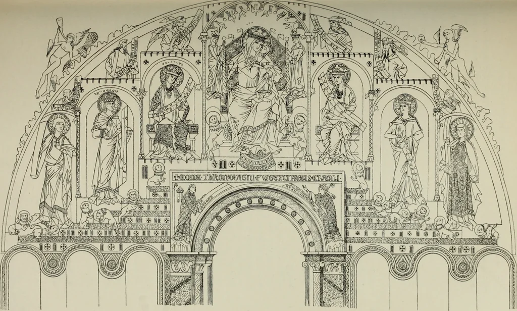 An illustration from Geschichte der deutschen Malerei, 1890, leaf 200