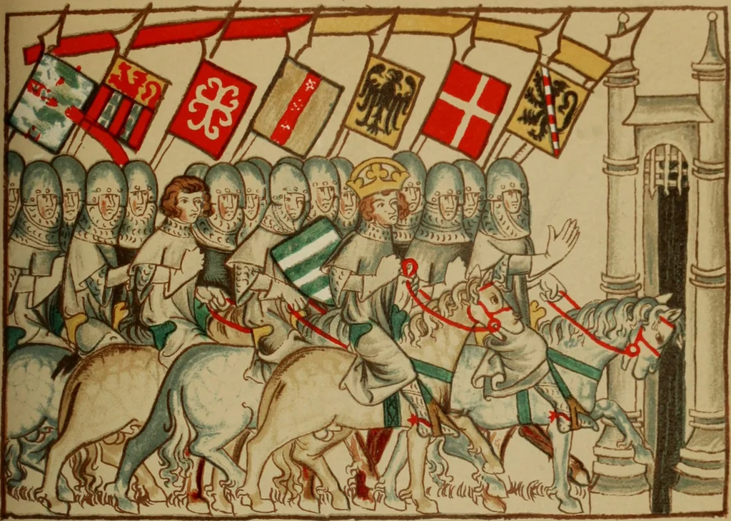 An illustration from Geschichte der deutschen Malerei, 1890, leaf 226