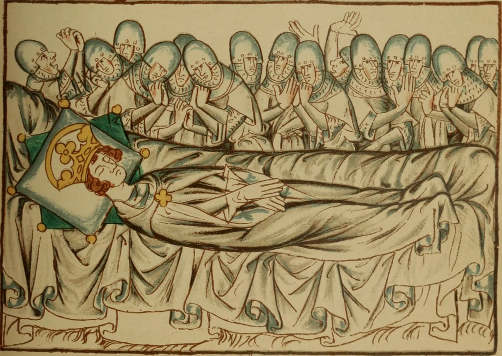 An illustration from Geschichte der deutschen Malerei, 1890, leaf 226