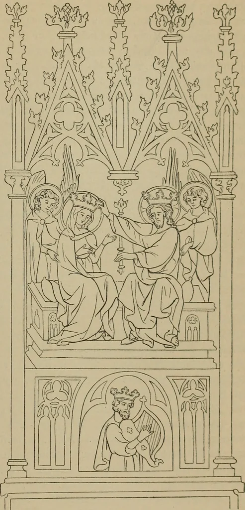 An illustration from Geschichte der deutschen Malerei, 1890, leaf 230