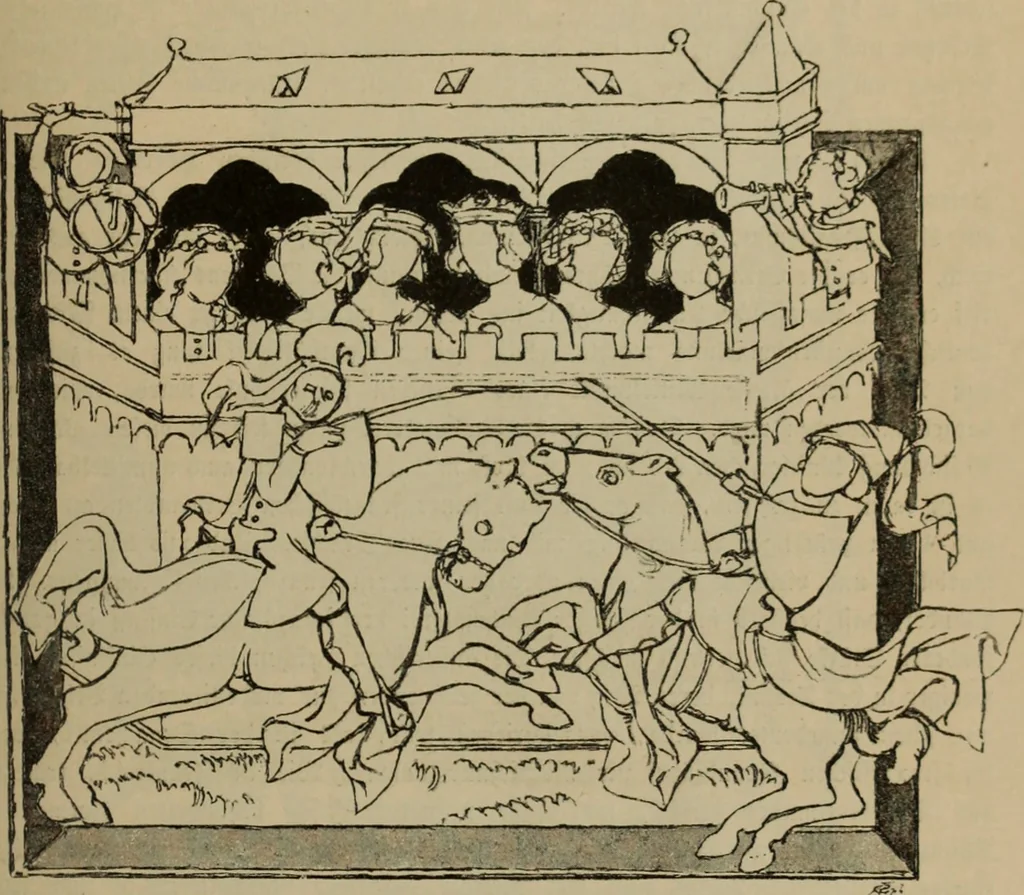 An illustration from Geschichte der deutschen Malerei, 1890, leaf 238