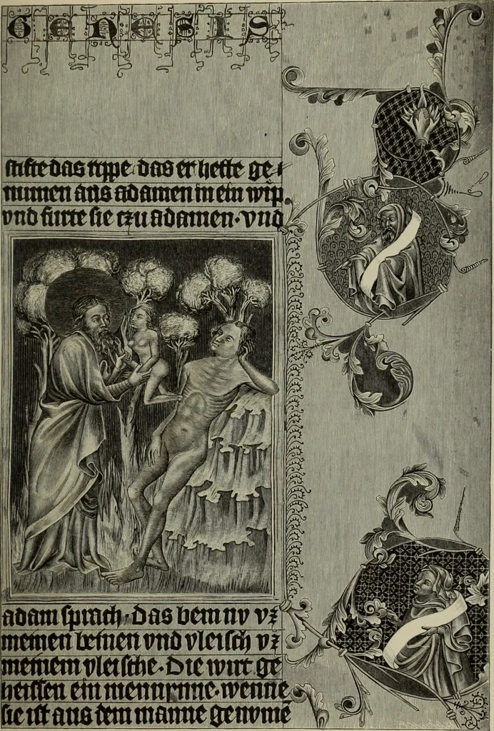 An illustration from Geschichte der deutschen Malerei, 1890, leaf 246