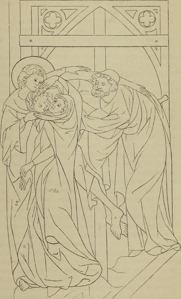 An illustration from Geschichte der deutschen Malerei, 1890, leaf 260