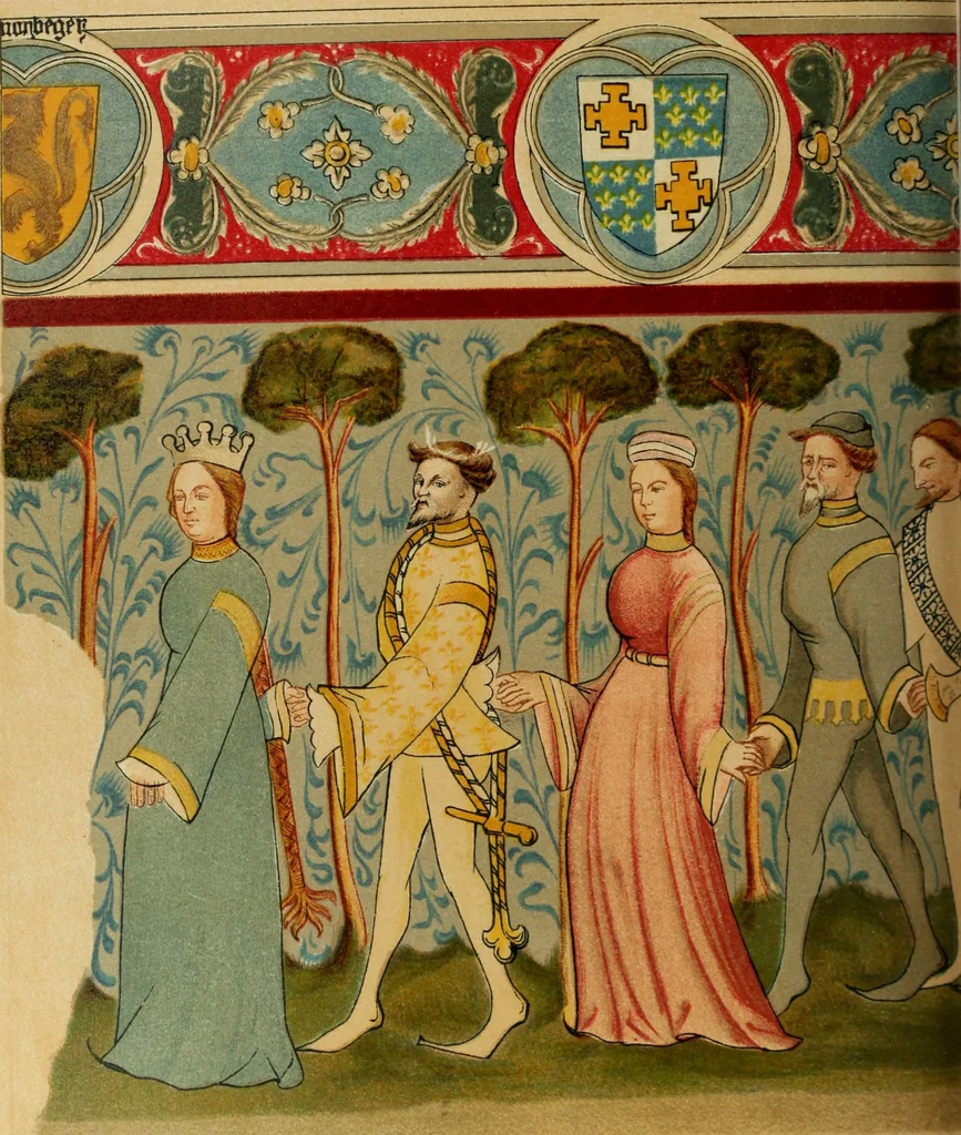 An illustration from Geschichte der deutschen Malerei, 1890, leaf 265