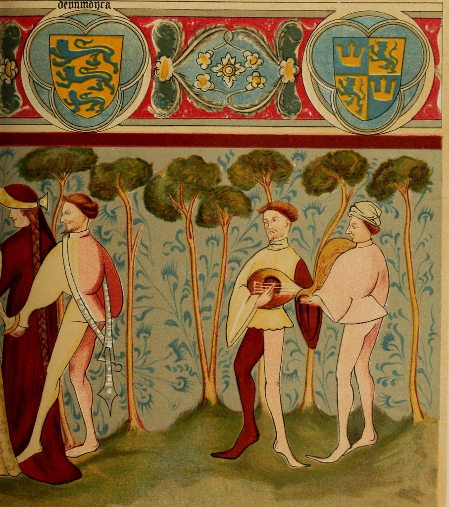 An illustration from Geschichte der deutschen Malerei, 1890, leaf 266