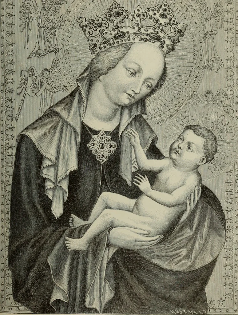 An illustration from Geschichte der deutschen Malerei, 1890, leaf 272