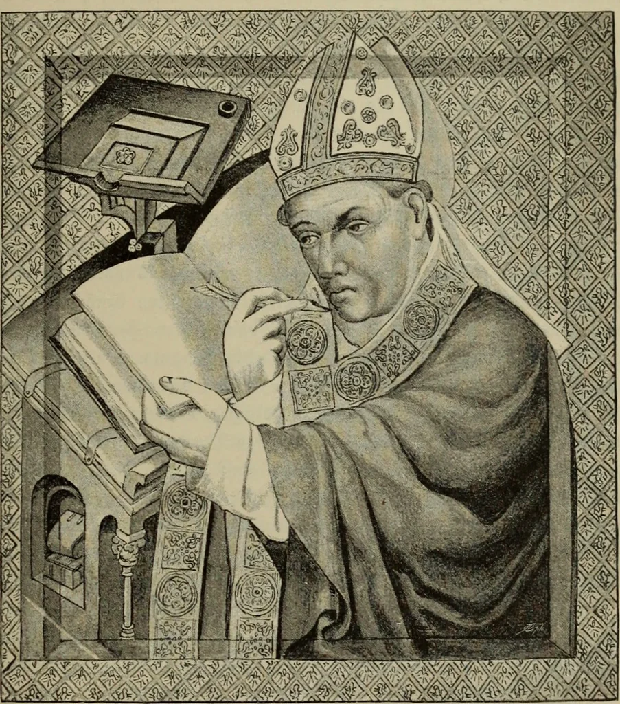 An illustration from Geschichte der deutschen Malerei, 1890, leaf 274