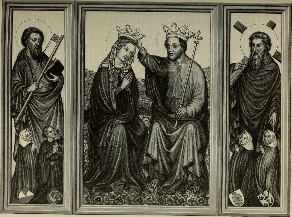 An illustration from Geschichte der deutschen Malerei, 1890, leaf 278