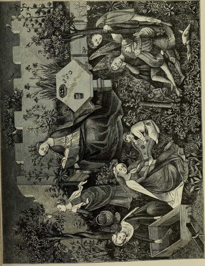 An illustration from Geschichte der deutschen Malerei, 1890, leaf 290