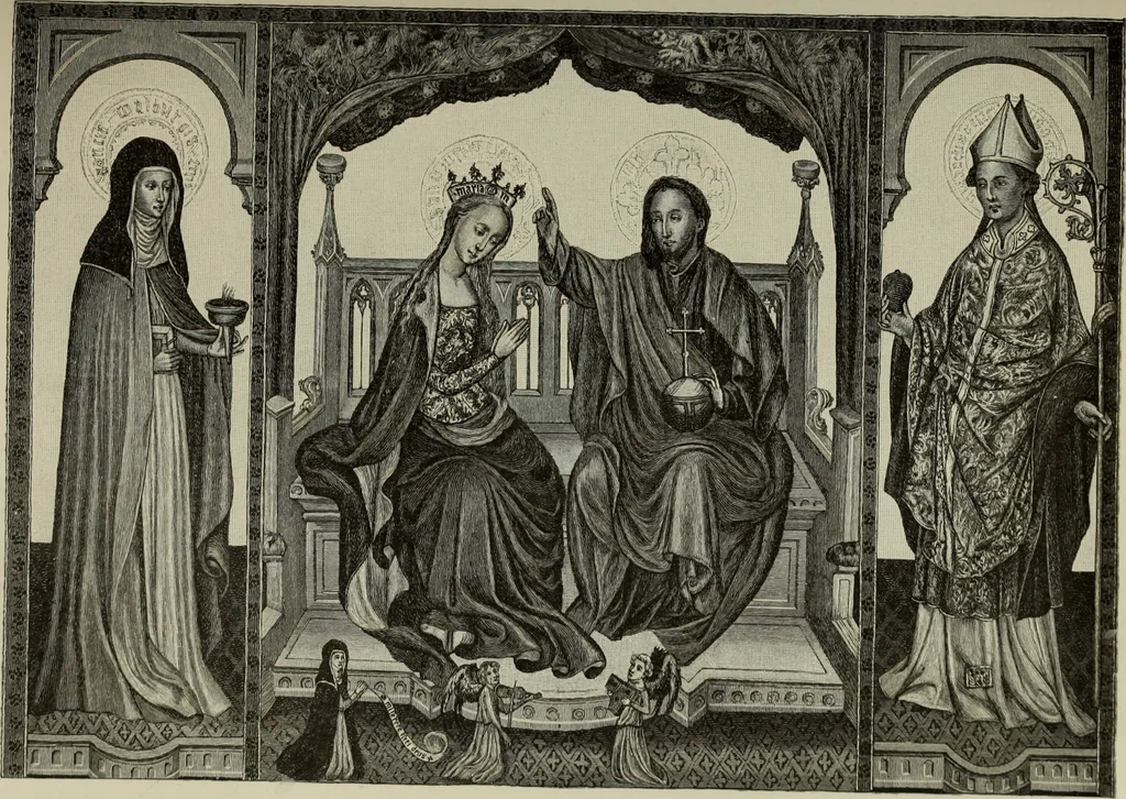 An illustration from Geschichte der deutschen Malerei, 1890, leaf 294