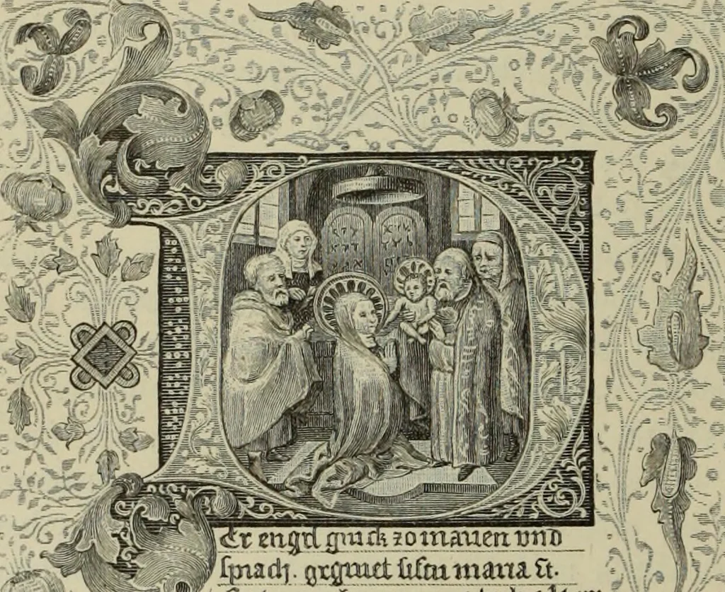 An illustration from Geschichte der deutschen Malerei, 1890, leaf 297