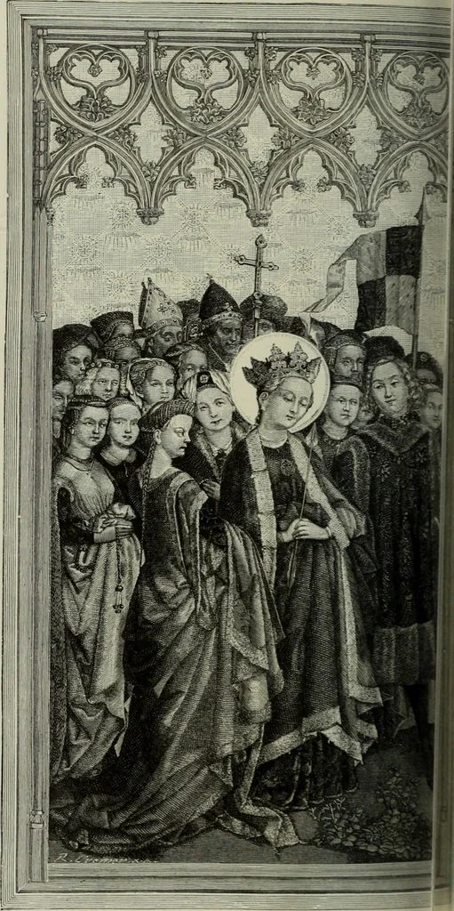 An illustration from Geschichte der deutschen Malerei, 1890, leaf 309