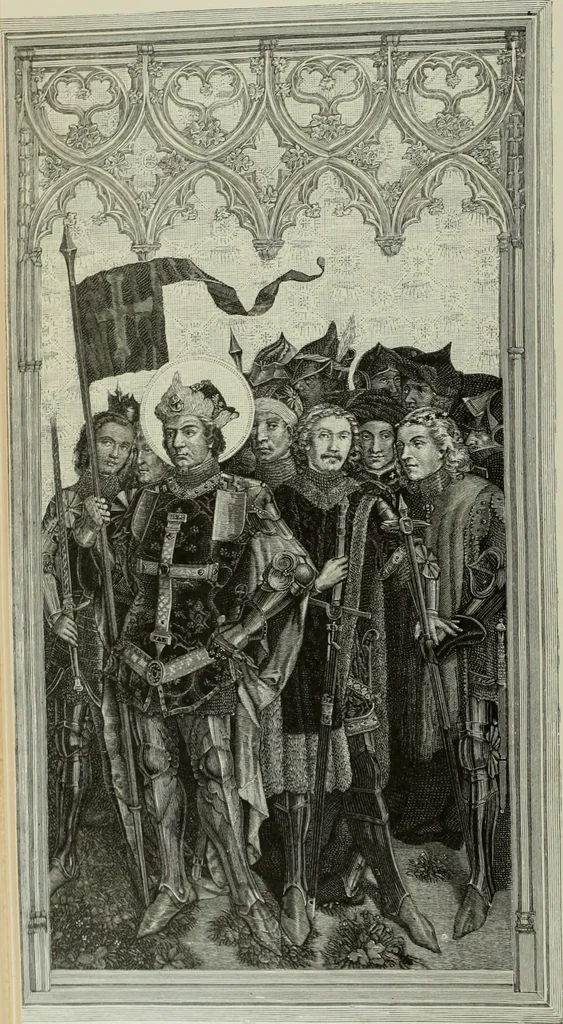 An illustration from Geschichte der deutschen Malerei, 1890, leaf 311