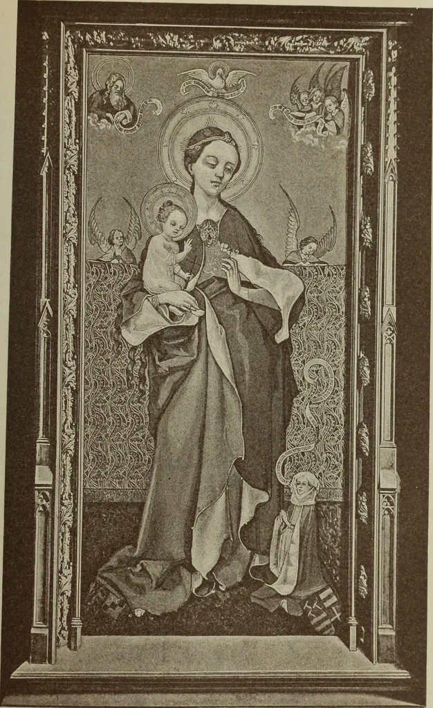 An illustration from Geschichte der deutschen Malerei, 1890, leaf 318