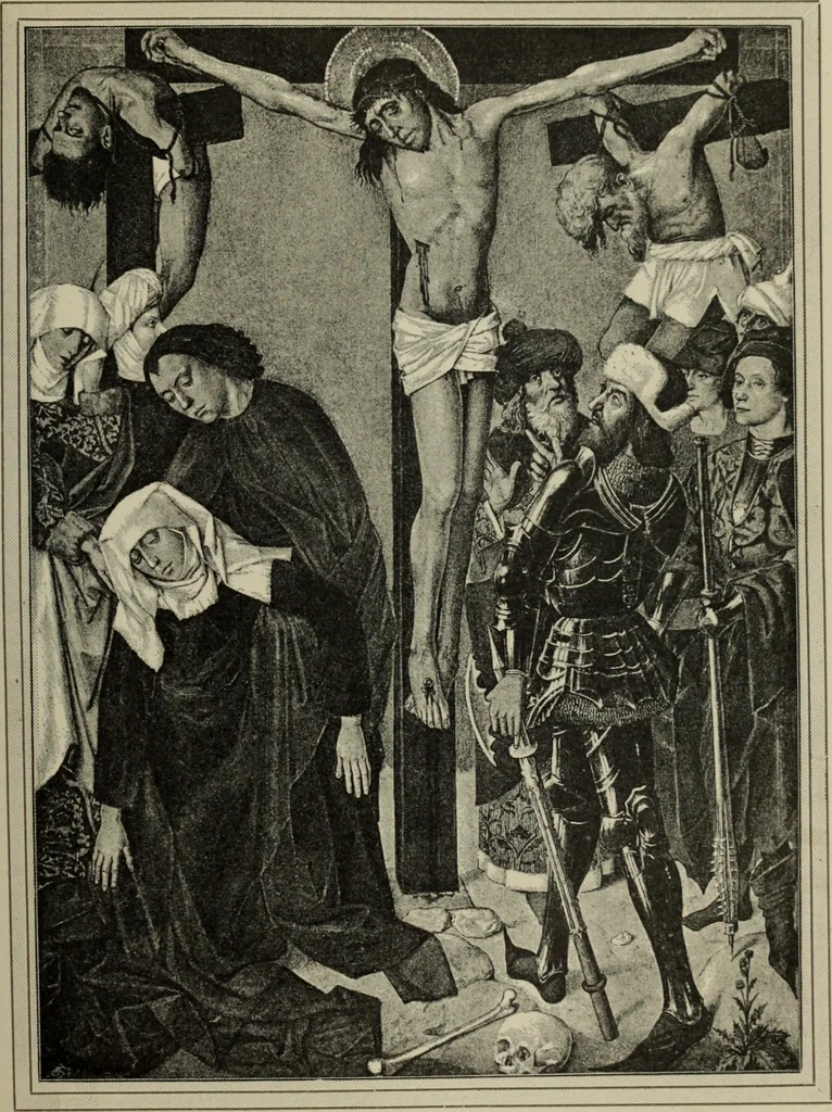 An illustration from Geschichte der deutschen Malerei, 1890, leaf 332