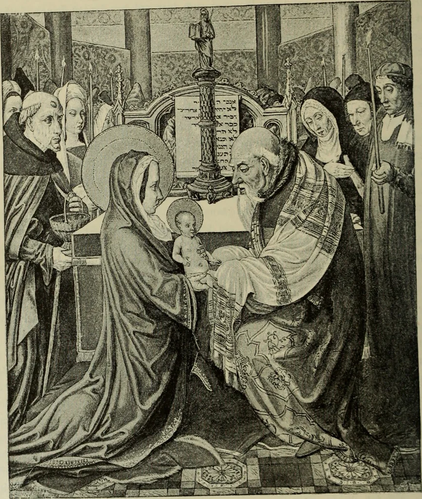 An illustration from Geschichte der deutschen Malerei, 1890, leaf 335