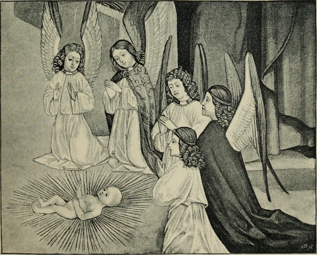 An illustration from Geschichte der deutschen Malerei, 1890, leaf 342