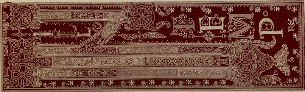 An illustration from Geschichte der deutschen Malerei, 1890, leaf 36