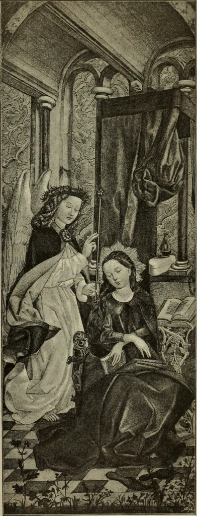 An illustration from Geschichte der deutschen Malerei, 1890, leaf 368