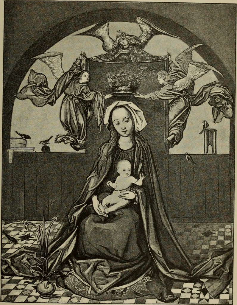 An illustration from Geschichte der deutschen Malerei, 1890, leaf 372