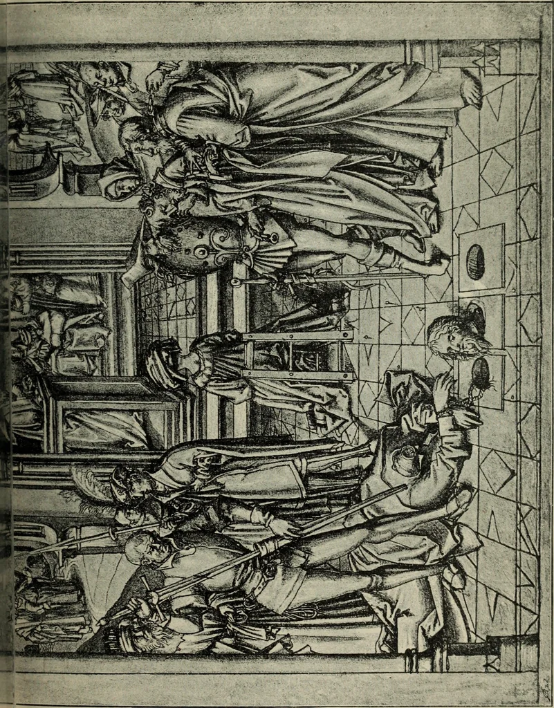 An illustration from Geschichte der deutschen Malerei, 1890, leaf 378