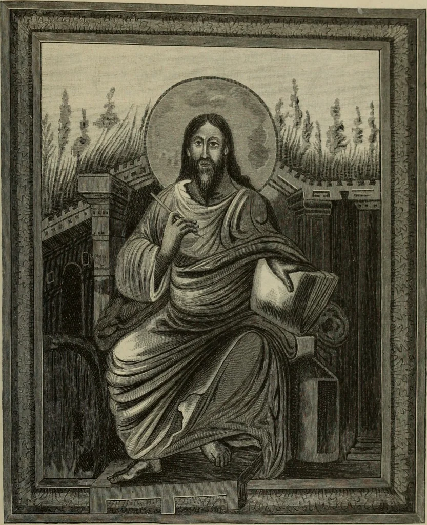 An illustration from Geschichte der deutschen Malerei, 1890, leaf 38