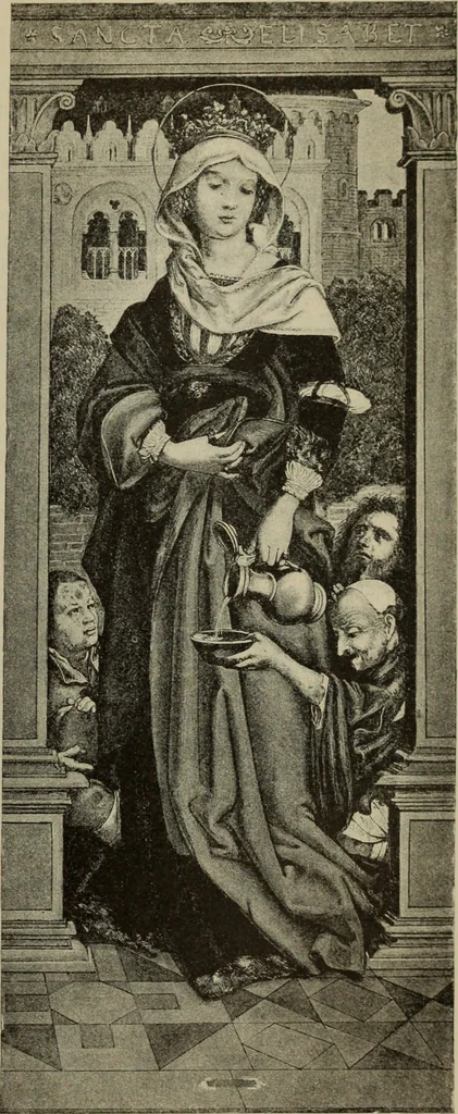 An illustration from Geschichte der deutschen Malerei, 1890, leaf 386