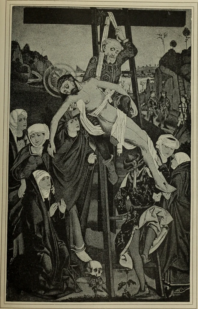 An illustration from Geschichte der deutschen Malerei, 1890, leaf 398