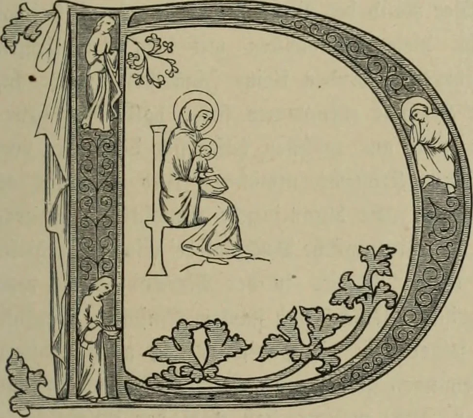 An illustration from Geschichte der deutschen Malerei, 1890, leaf 40