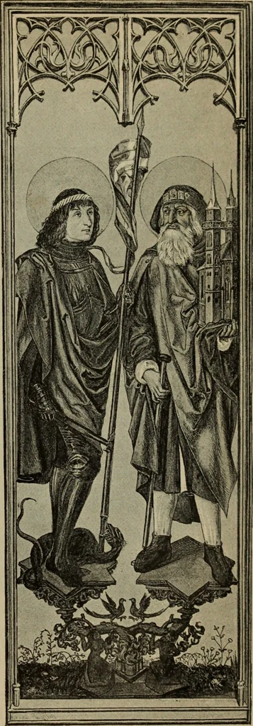 An illustration from Geschichte der deutschen Malerei, 1890, leaf 400