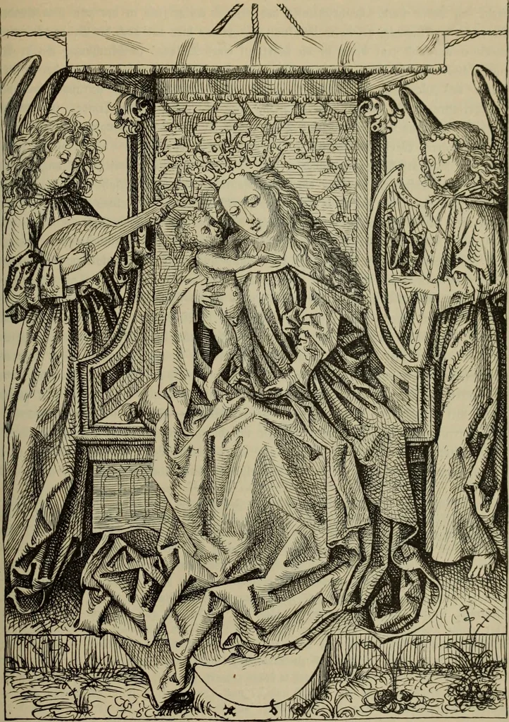 An illustration from Geschichte der deutschen Malerei, 1890, leaf 438