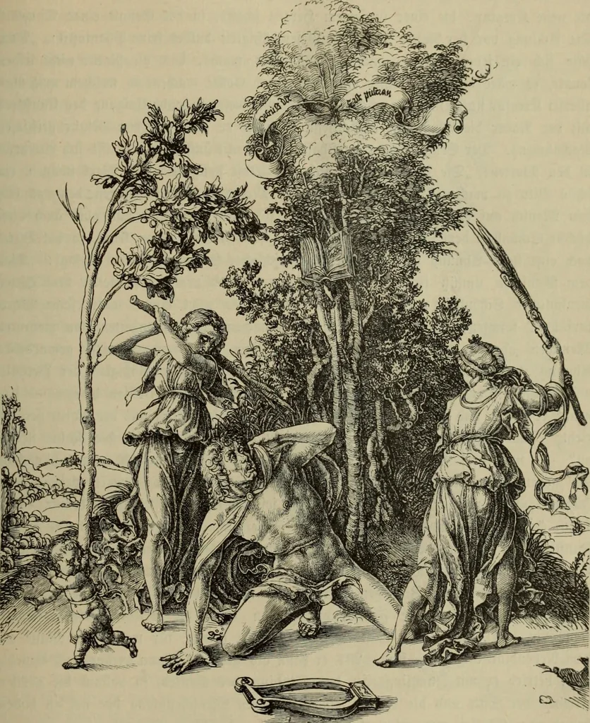 An illustration from Geschichte der deutschen Malerei, 1890, leaf 442