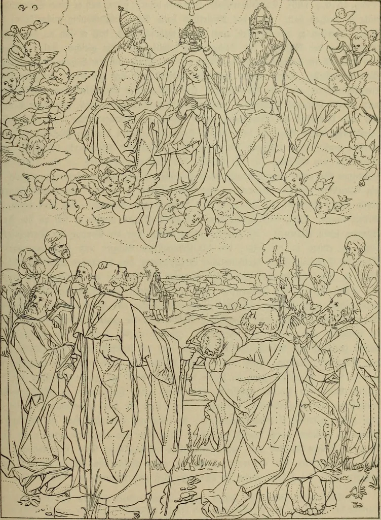 An illustration from Geschichte der deutschen Malerei, 1890, leaf 464