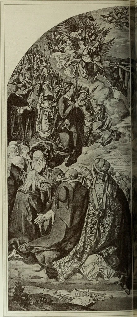 An illustration from Geschichte der deutschen Malerei, 1890, leaf 467
