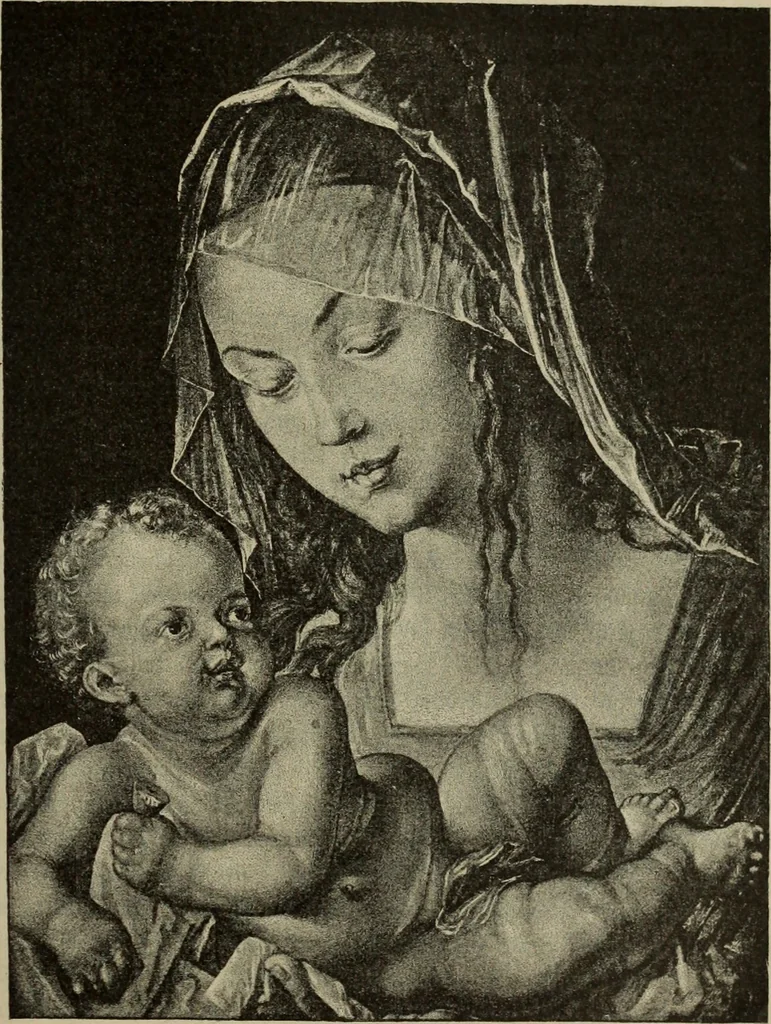 An illustration from Geschichte der deutschen Malerei, 1890, leaf 470