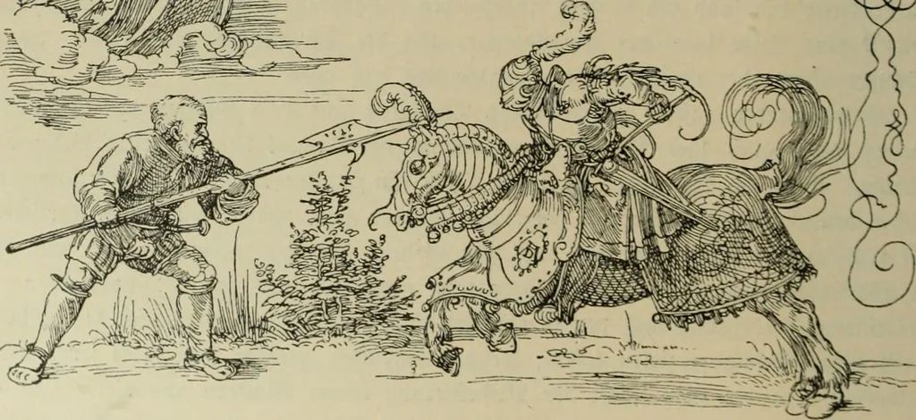An illustration from Geschichte der deutschen Malerei, 1890, leaf 473
