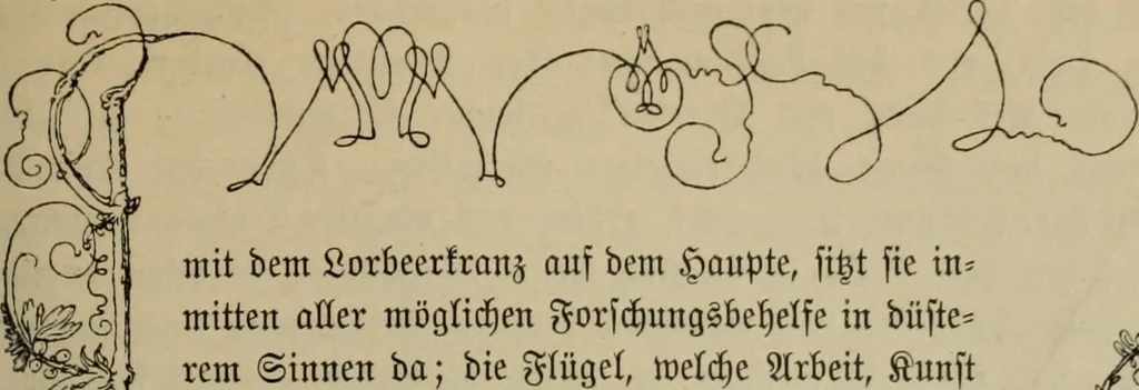 An illustration from Geschichte der deutschen Malerei, 1890, leaf 474
