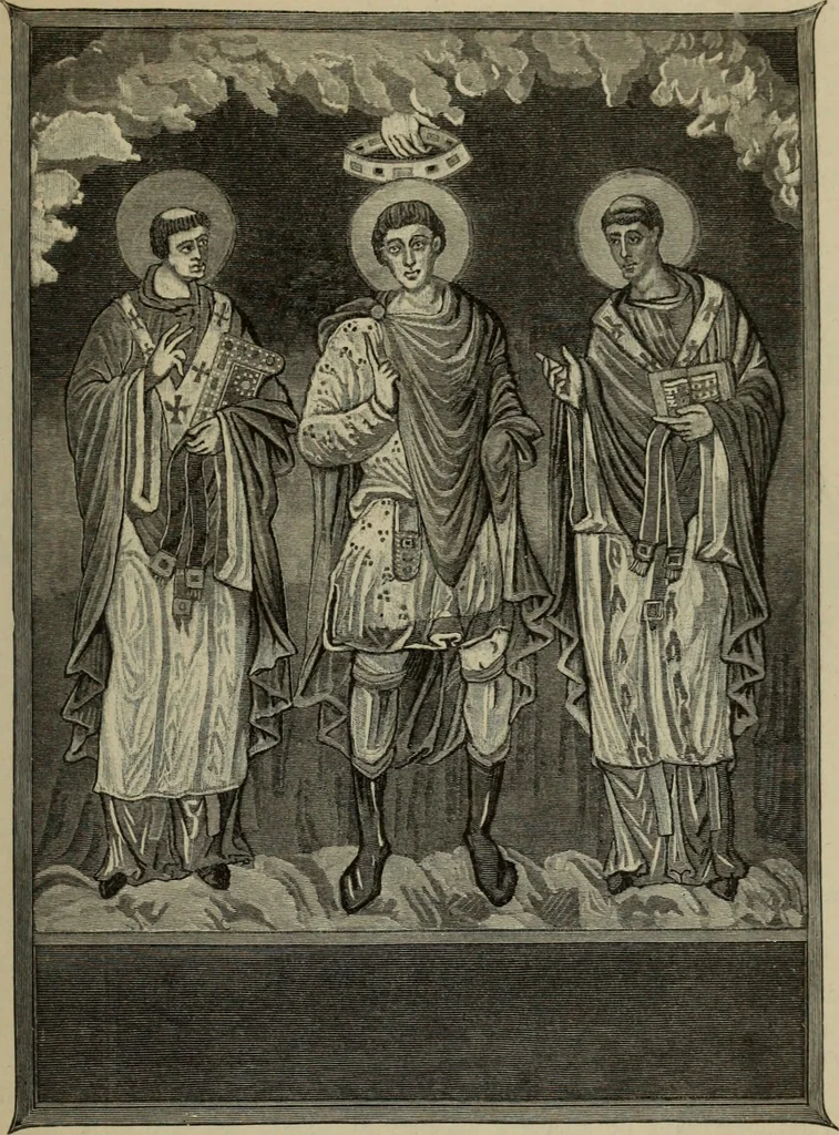 An illustration from Geschichte der deutschen Malerei, 1890, leaf 48