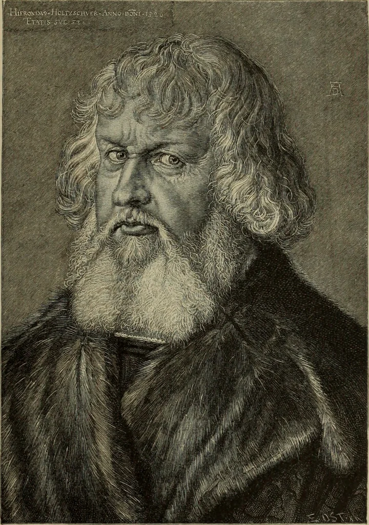 An illustration from Geschichte der deutschen Malerei, 1890, leaf 484