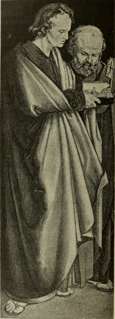 An illustration from Geschichte der deutschen Malerei, 1890, leaf 487