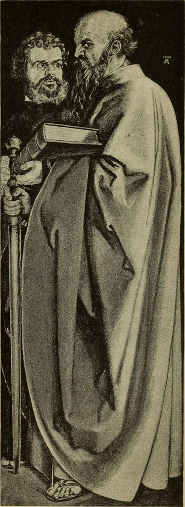 An illustration from Geschichte der deutschen Malerei, 1890, leaf 488
