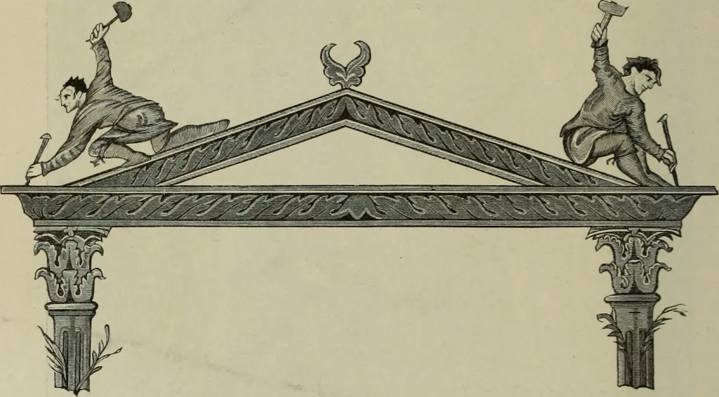 An illustration from Geschichte der deutschen Malerei, 1890, leaf 49