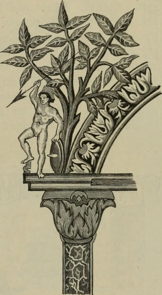An illustration from Geschichte der deutschen Malerei, 1890, leaf 50