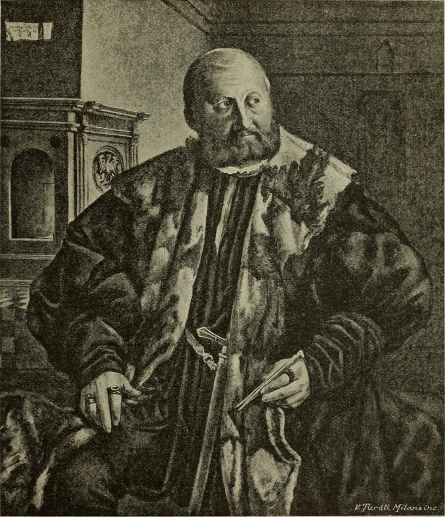 An illustration from Geschichte der deutschen Malerei, 1890, leaf 502