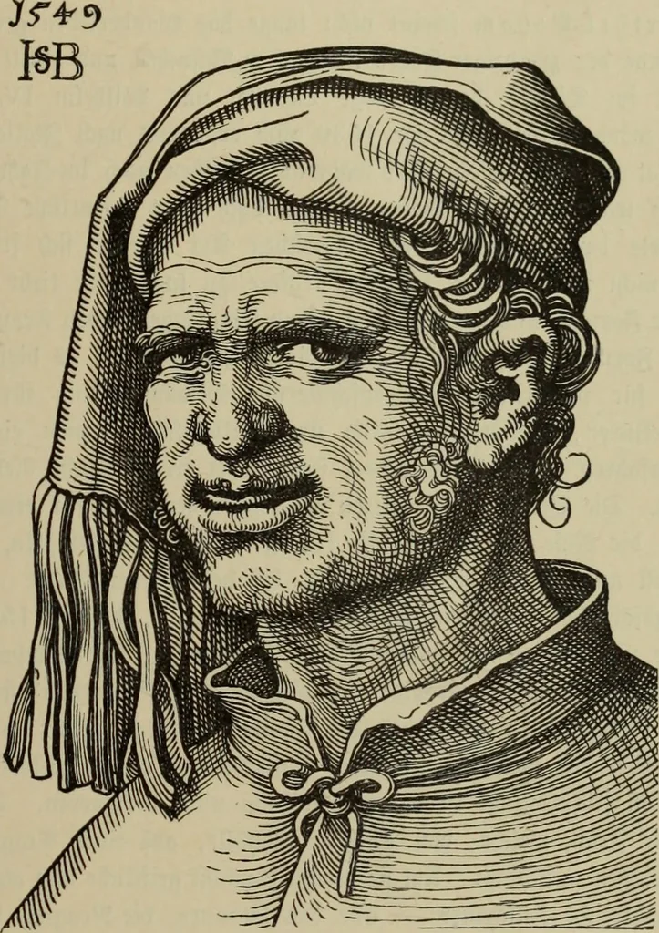 An illustration from Geschichte der deutschen Malerei, 1890, leaf 504